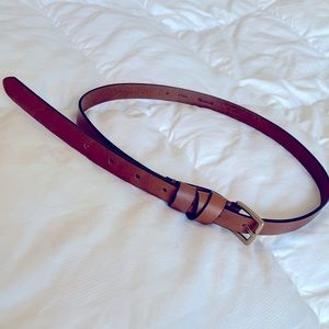 Madewell Leather Crisscross Skinny Belt